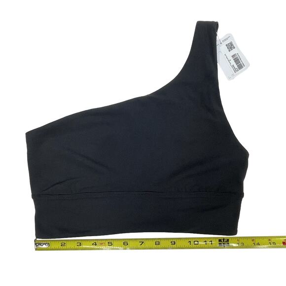 Lululemon Align Asymmetrical Bra Sz 8 S A/B New $58 Black Low Support Unpadded - Picture 6 of 14